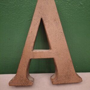 Faux Iron A Sign